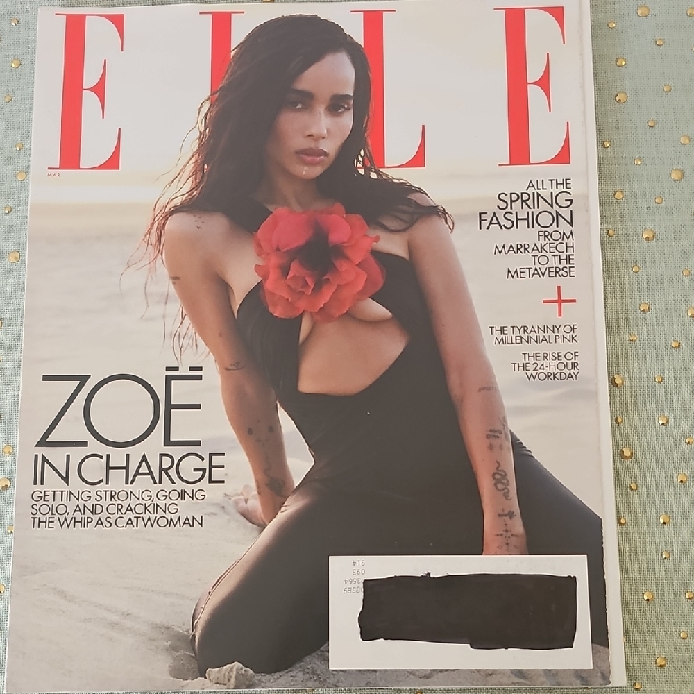 Elle Magazine March 2022 Zoë Kravitz